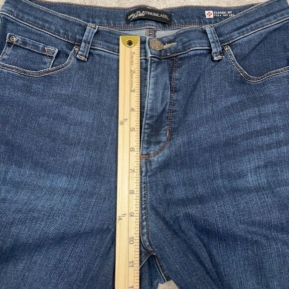 Lee Platinum Label Jeans Womens Size 30x32 Mid-Rise Classic Fit Straight Denim - Picture 10 of 13